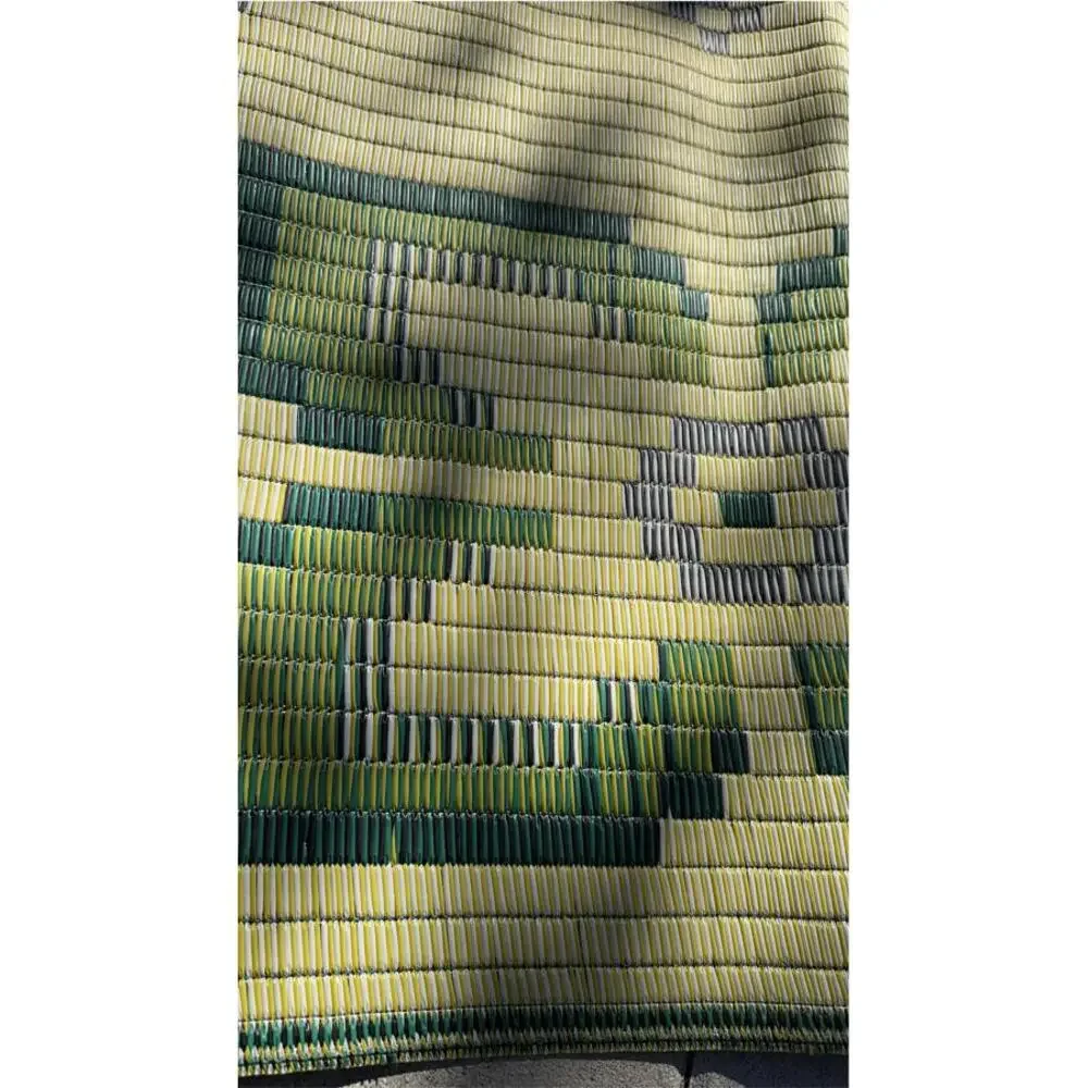 Fiji Tonga Samoa Plant Fibres Vintage Woven Floor Mat Unique Island Heirloom